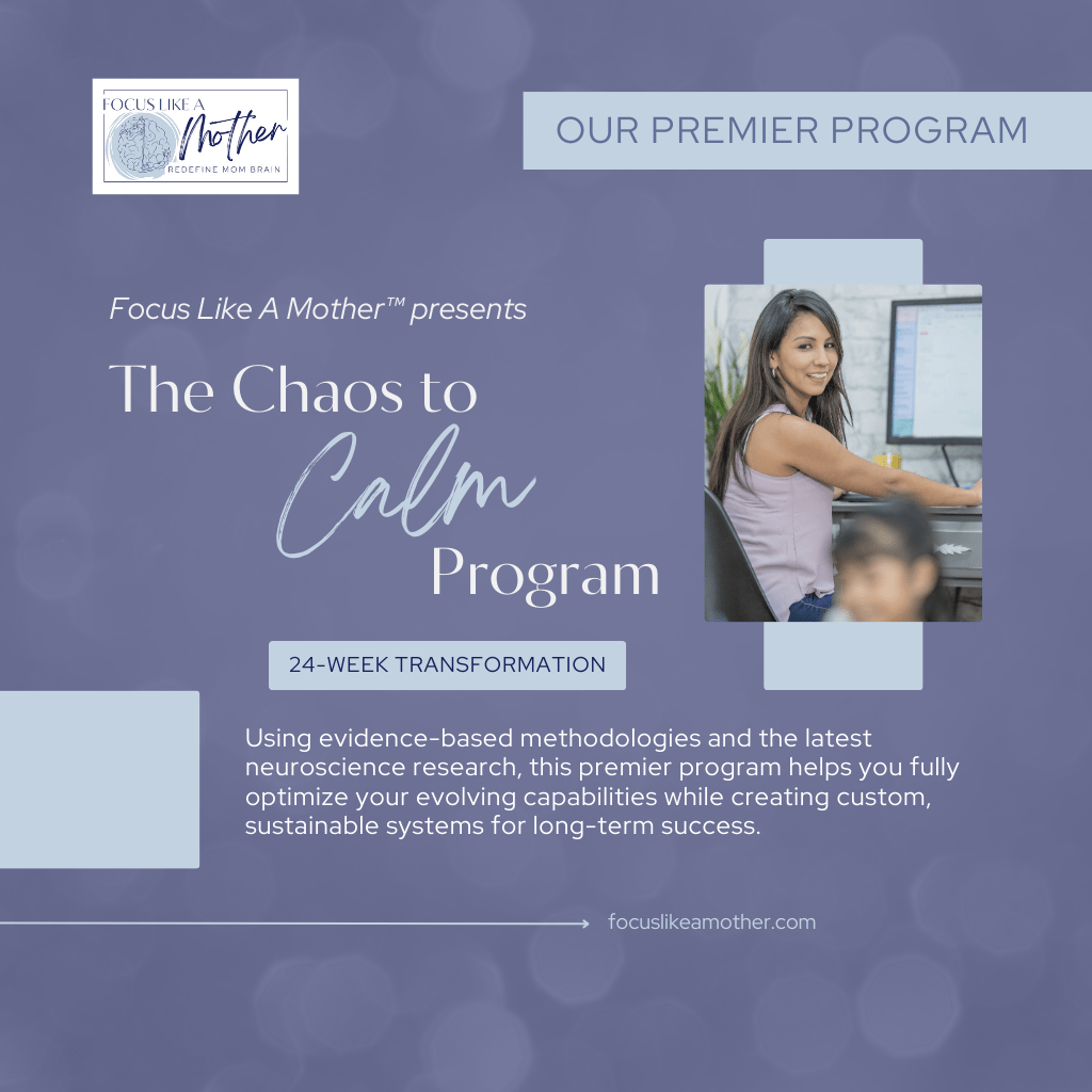 Out of the Fog individual coaching for mom brain