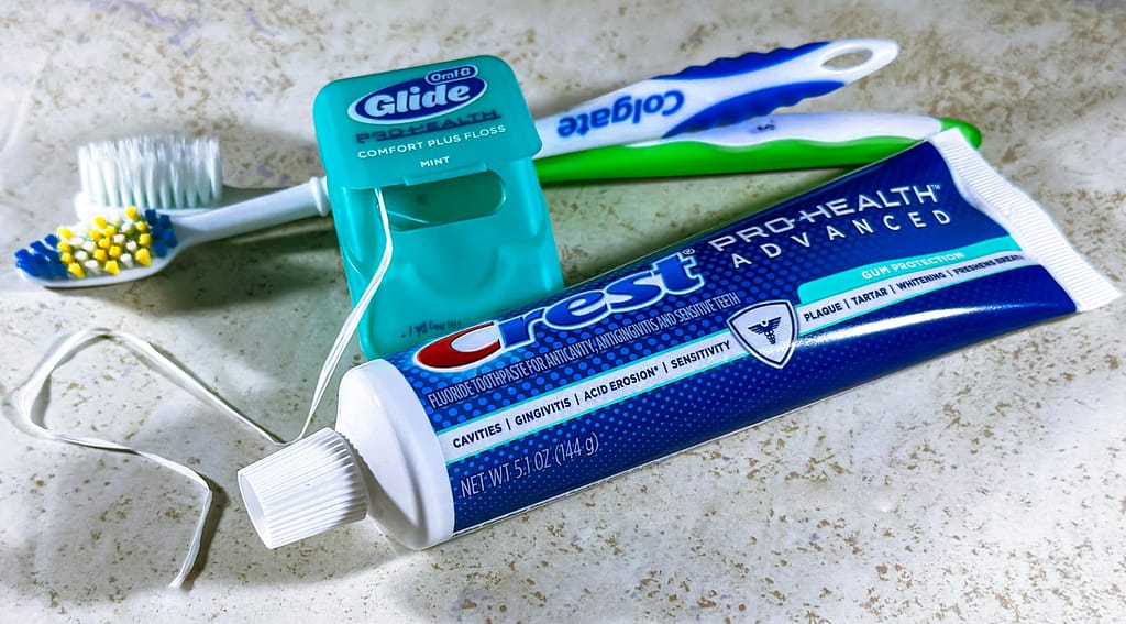 1 thing you can taste, like mint toothpaste flavor left in your mouth